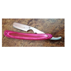 Navaja de afeitar recta profesional de acero hecha a mano con mango de madera, cuchilla de afeitar de corte directo, cuchillo de bolsillo plegable - Product Image 1