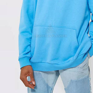 เสื้อฮู้ดดี้ผู้ชายแบบสวมหัว ดีไซน์สั่งทำพิเศษ คุณภาพสูง ทรงโอเวอร์ไซส์ สีพื้น เรียบง่าย สั่งตัดไซส์ได้ ผลิตในปากีสถาน - Product Image 6