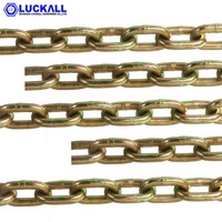 Cadena de Transmisión Soldada de Zinc Galvanizado DIN5685, Acero al Carbono, Eslabones Cortos/Medianos, Comercial/Industrial, 8MM