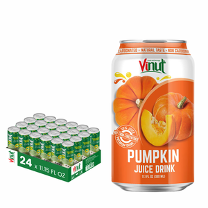 Boisson de jus de citrouille VINUT 330ml, sans sucre, OEM/ODM, marque privée, échantillon gratuit Vietnam fabricant prix usine - Product Image 1