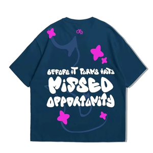 Camiseta Oversize de Pana Elástica/Poliéster para Hombre, Tendencia Top 2025, Hecha a Medida con Estampado 3D Hinchado Frontal, Ajuste Regular, Estilo Urbano - Product Image 4