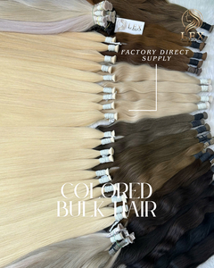 Cheveux bouclés en vrac 100g, 100% vierges vietnamiens, qualité Super Double Drawn, double trame machine, pleins et épais, vente en gros de l'usine Lexhair - Product Image 1