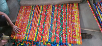 Manche de balai en bois de 70 cm, fleurs en PVC, usage domestique, imperméable, écologique, meilleure qualité, fabriqué au Vietnam
