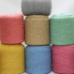 Fil recyclé premium de couleur foncée, filé à l'anneau 20s/2, fibre écologique, antibactérien, absorbant l'humidité, pour tricot à la main, Tamil Nadu - Product Image 2