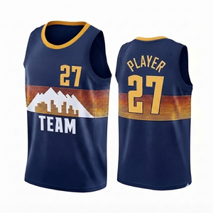 Maillot de basketball personnalisé pour homme adulte, 100 % polyester, impression numérique, séchage rapide, bande anti-logo, nom d'équipe personnalisé, tenue d'entraînement - Product Image 1