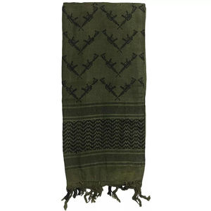 Bufanda Táctica de Moda al por Mayor, Bufanda Shemagh de Algodón para Hombre y Mujer, Hiyab Musulmán Grueso, Bufanda Táctica Árabe Multifuncional - Product Image 5