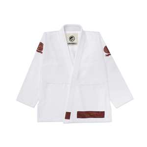 Kimono Deportivo Shoyorol Blanco de Alta Calidad con Logotipo Personalizado, Conjunto de Jiu Jitsu Brasileño, Tejido Perlado Profesional para Artes Marciales - Product Image 1