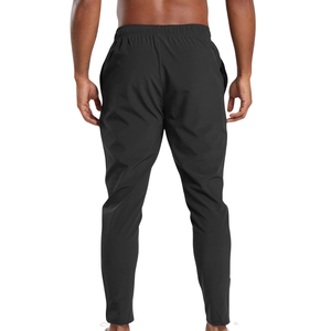 Pantalones Deportivos Slim Fit para Hombre, Tejidos, Negros, Ligeros, Elásticos, para Gimnasio, Entrenamiento, Atletismo - Product Image 2