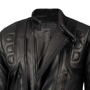 High Quality Unisex Motorbike <b>Racing</b> Genuine Leather <b>Jacket</b> Plus Size Customizable Top Selling With Cheap Price & OEM Service - Product Image 3