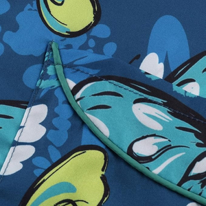 Fashion Butterfly Print Medical Scrub Top Womens Asymmetrical Neckline <b>Nurse</b> Uniform CustomSublimation Printed Hospital Workwear - Product Image 3