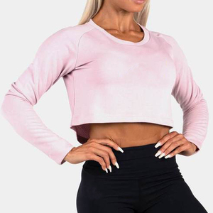 Sudadera corta con cremallera verde oliva para mujer, sudadera corta con cremallera completa, sudadera corta con hombros caídos y cremallera frontal, sudadera con capucha de manga larga - Product Image 3