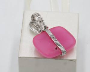 จี้หินดรูซี่ธรรมชาติ AAA+++ ประดับด้วยลวดทองแดง งานแฮนด์เมด เครื่องประดับคริสตัล ฟรีไซส์ สไตล์โบโฮ จี้หินดรูซี่ - Product Image 4