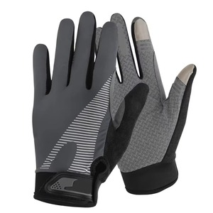 Custom Cycling Gloves Breathable Anti-Slip Waterproof Touchscreen Full <b>Finger</b> MTB Road <b>Bike</b> Racing Gel Padding - Product Image 3