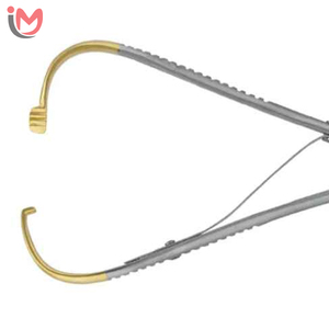 Porte-aiguille Mathieu 140 mm TC, instrument chirurgical de qualité supérieure, prise en main précise pour la suture et les procédures, services OEM - Product Image 6