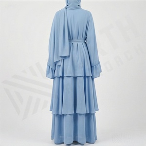 Nuevos diseños de abayas personalizadas para damas, con mangas de murciélago, para mujeres musulmanas, ropa modesta, alta calidad, venta al por mayor de fábrica. - Product Image 2