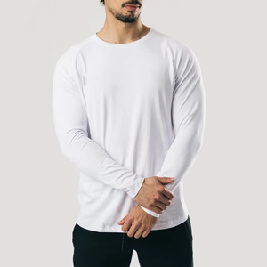 Nouveau modèle 2026 Care Master – T-shirt homme à manches longues, durable, personnalisable, bicolore, vente en gros - Product Image 1