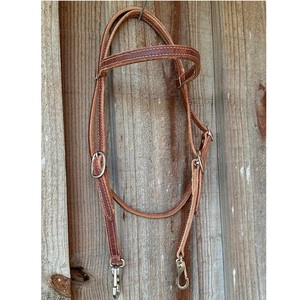 Indian Exporter's Comfort Anatomical Customized Size Black Crystal Western Style Bridle Genuine Leather for Horses - Product Image 1