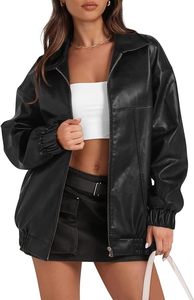 Genuine <b>Leather</b> <b>Jacket</b> Windproof Eco-Friendly Breathable Men's Women Custom Styles Vintage Autumn <b>Winter</b> Wear Multiple Colors - Product Image 6