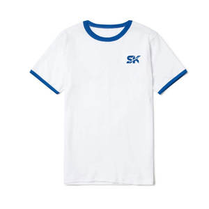 Fabricants professionnels de t-shirts unis respirants à col contrastant, Nouveauté, T-shirts unis à col contrastant en promotion - Product Image 1