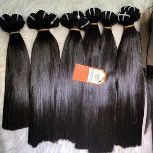 Cuticule alignée trame droite osseuse humaine de haute qualité vente en gros vietnamienne 100% Extensions de cheveux humains vierges bruts - Product Image 5