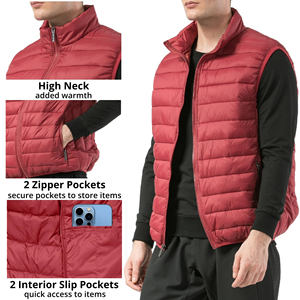 Gilet matelassé chaud pour homme, de haute qualité, léger, coupe-vent, imperméable, respirant, décontracté, sans manches - Product Image 5