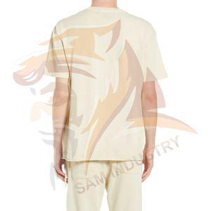เสื้อยืดผู้ชายคุณภาพสูง ผ้าฝ้าย 100% สกรีนโลโก้ตามสั่ง น้ำหนักเบา แขนครึ่งตัว แห้งเร็ว ระบายอากาศได้ดี - Product Image 2