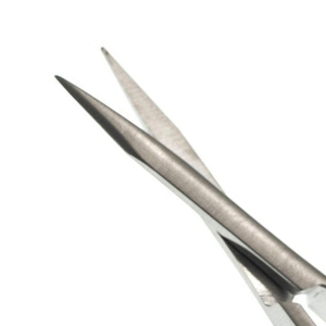 Tijeras Vannas de 3 Pulgadas Curvas con Puntas Muy Delicadas y Afiladas, de Acero Quirúrgico Inoxidable, para Microdiscección Oftálmica - Product Image 4