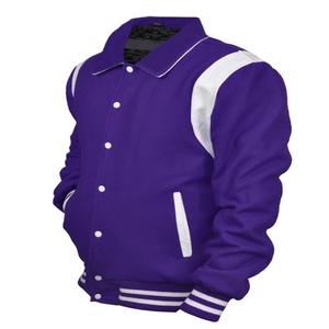 High Quality Unisex Bomber <b>Jacket</b> Sublimation Printed Customizable Baseball Letterman with Quality Collard Wholesale - Product Image 2