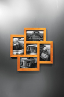 Cadre photo en bois fait main personnalisé, décoration pour la maison