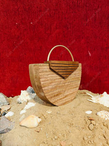 Bolso de mano de lujo de madera con asa semicircular de latón, bolso de mano de diseñador para fiestas, bodas y eventos nocturnos. - Product Image 2
