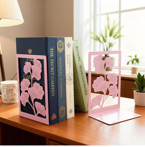 Serre-livres industriels en fer – Style traditionnel, finition polie, maintien robuste et design métallique audacieux pour les espaces de travail modernes - Product Image 6