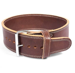 Ceinture de Musculation Professionnelle en Cuir à Double Crochet pour Hommes et Femmes, Personnalisable, Respirante, Vente en Gros - Product Image 4