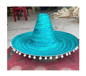 Traditional Mexican <b>Hat</b> Handmade Straw Sombrero for Men and Women - Product Image 1