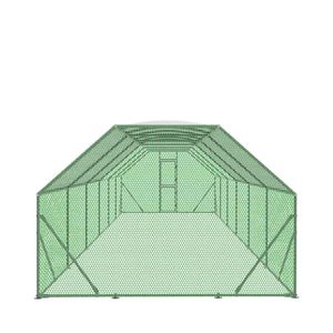 Recinto per Polli in Acciaio Zincato da 400 Piedi Quadrati 10FT X 40FT con Cancello Bloccabile e Rete Rivestita in PVC TMG CRS1040 - Product Image 5