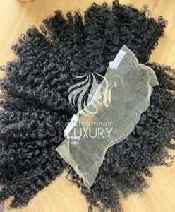 Perruque Lace Front en Cheveux Humains Vierges Remy à Cuticules Alignées pour Femmes Noires, Personnalisable, Colorée, Densité 180% - Product Image 1