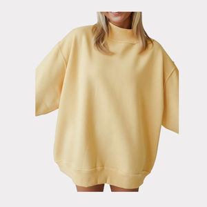 เสื้อสเวตเชิ้ตคุณภาพสูงขายส่ง 350 GSM พิมพ์โลโก้ตามสั่ง ปักลายด้านหน้า OEM พิมพ์ลายปักโลโก้ตามสั่ง ออกแบบสำหรับผู้ชาย - Product Image 2