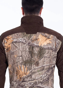 Soft <b>Shell</b> Waterproof Windproof Breathable Canvas Hunting Suit Two Piece Set for Men Women Unisex OEM Service - Product Image 3