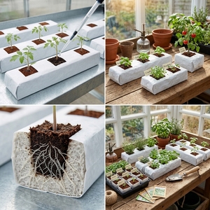 Sacs de culture en plastique réutilisables Coco Grow Bulk Supply pour la culture hydroponique, la culture de champignons et l'utilisation en pépinière - Prêts à l'emploi - Product Image 2