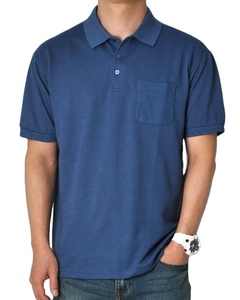 Chemises à manches courtes pour hommes avec logo personnalisé 100% coton vêtements d'été couleur unie styles d'impression décontractés pour le golf pour les sorties de golf - Product Image 3