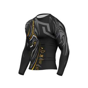 High Quality Sleeveless Compression Athletic Top Crew Neck Stretch Fabric Men MMA Rash Guard Anti-Bacterial Anti-UV Breathable - Product Image 4