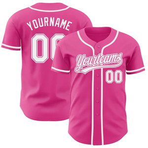 Maillot de baseball tendance USA à boutons, uniforme personnalisé pour jeunes, adultes, hommes, femmes, tenue d'équipe - Product Image 1