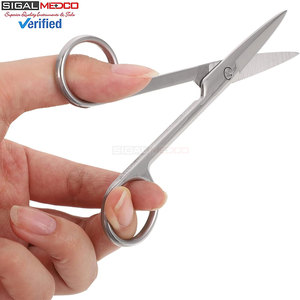 Tijeras Quirúrgicas Rectas Manuales de Acero Inoxidable de 14 CM, Instrumento de Disección Quirúrgica Médica con Certificación CE para Precisión - Product Image 4