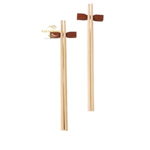 Palillos de bambú ecológicos, juego de cubiertos de madera orgánica y sostenible para servicio de comida en restaurantes asiáticos Vietchoice - Product Image 3