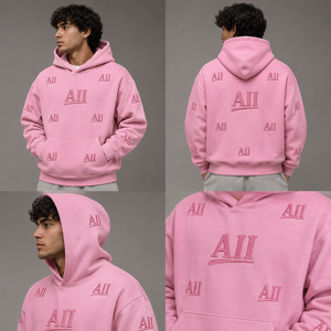 Sweat à capuche premium pour homme avec patch Cheniyal, en molleton épais, streetwear personnalisé, usine de vêtements OEM sous marque privée - Product Image 1