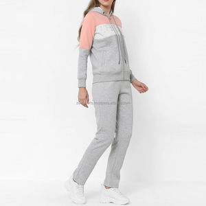 Nuevo Chándal Deportivo para Mujer de Primera Calidad, Diseño Liso Totalmente Personalizado, Más Vendido al por Mayor, Precio Económico, Chándal con Cremallera para Mujer - Product Image 3