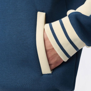 Sudadera con Capucha para Hombre, Tejido Original Puro, Secado Rápido, Mangas Largas, Básica, Mezcla de Algodón - Product Image 5