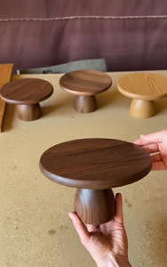 Support à gâteau rustique en bois fait main et écologique, magnifique présentoir à savon naturel pour mariages et usage domestique, plusieurs tailles disponibles pour bougies - Product Image 6