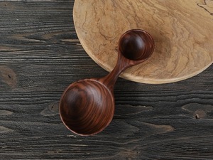 Cuillère à thé en bois personnalisable, légère, en bois naturel, écologique, outil de cuisine pour les fêtes, avec logo personnalisé - Product Image 4