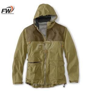 Chaqueta de lana de alta calidad, nueva, sólida, con diseño personalizado, para hombre, a prueba de viento, con múltiples bolsillos, con cremallera, para caza. - Product Image 1