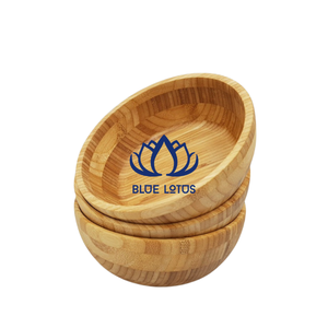 [AVAILABLE] HOT SELLING Blue Lotus Classic Polished Coconut Shell Eco-Friendly Salad Serving Bowl <b>Set</b> - Product Image 1